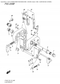 335B  - Clamp  Bracket  (Dt40Wr) (335B -   (Dt40Wr))