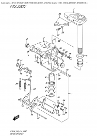 336C  - Swivel  Bracket  (Dt40Wr  P40) (336C -   (Dt40Wr P40))