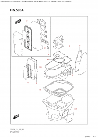 585A - Opt:gasket Set (585A - :  )