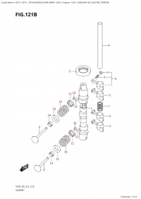 121B - Camshaft (W / Electric Starter) (121B -   (W / ))