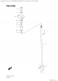 210A - Shift Rod (210A -  )