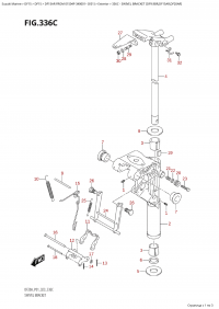 336C - Swivel Bracket (Df9.9Br,Df15Ar,Df20Ar) (336C -   (Df9.9Br, Df15Ar, Df20Ar))