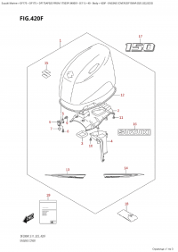 420F - Engine Cover  (Df150Ap:(021,022,023)) (420F -   () (Df150Ap: (021, 022, 023) ))