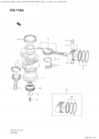 116A - Crankshaft (116A - )