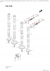 121B - Camshaft ((Df200T,Df200Z):022) (121B -   ( (Df200T, Df200Z) : 022))
