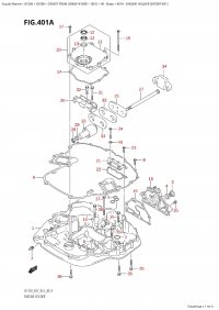 401A - Engine Holder (Df200T:e01) (401A -   (Df200T: e01))