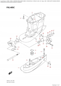 405C  -  Drive  Shaft Housing  ((Df250T, (405C -    ( (Df250T,)