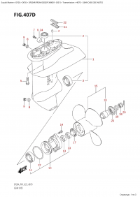 407D - Gear Case (407D -   )