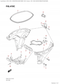 410C - Side Cover (Df9.9Br,Df15Ar,Df20Ar) (410C -   (Df9.9Br, Df15Ar, Df20Ar))