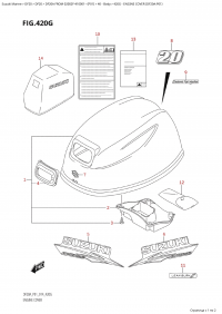 420G - Engine Cover (Df20A:p01) (420G -   () (Df20A: p01))