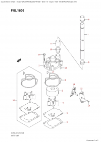 160E - Water Pump (Df225T:e01) (160E -   (Df225T: e01))