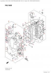 163E - Throttle Body (Df225T:e01) (163E -   (Df225T: e01))