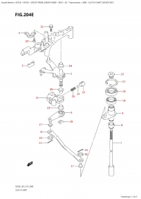 204E - Clutch Shaft (Df225T:e01) (204E -   (Df225T: e01))