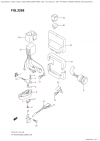 326E - Ptt Switch /  Engine Control Unit (Df225T:e01) (326E -   /    (Df225T: e01))