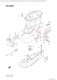405G - Drive Shaft Housing (Df225Z:e01) (405G -    (Df225Z: e01))