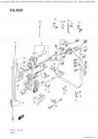 322C - Harness (Df250T,Df250Z) (322C -   (Df250T, Df250Z))