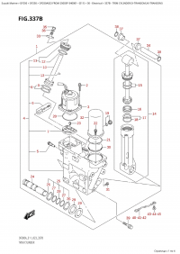 337B - Trim Cylinder (X-Transom,Xx-Transom) (337B -   (X-Transom, Xx-Transom))