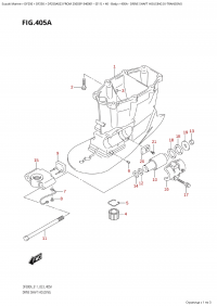 405A - Drive Shaft Housing (X-Transom) (405A -    (X-Transom))