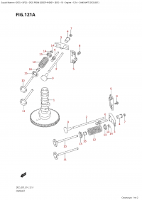 121A - Camshaft (Df25:E01) (121A -   (Df25: E01))