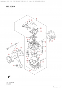 128B - Carburetor (Df25R:e01) (128B -  (Df25R: e01))