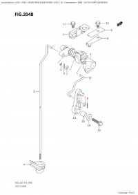 204B - Clutch Shaft (Df25R:e01) (204B -   (Df25R: e01))