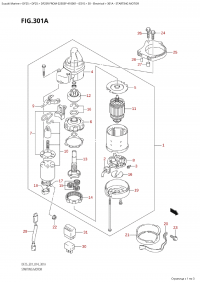 301A - Starting Motor (301A -  )