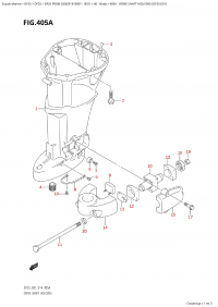 405A - Drive Shaft Housing (Df25:E01) (405A -    (Df25: E01))