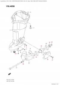 405B - Drive Shaft Housing (Df25R:e01) (405B -    (Df25R: e01))