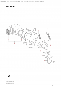 127A - Intake Pipe / Silencer (127A -   / )