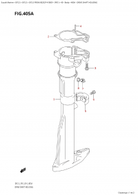 405A - Drive Shaft Housing (405A -   )