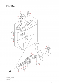 407A - Gear Case (407A -   )