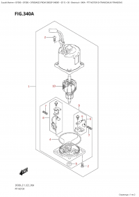 340A - Ptt  Motor  (X-Transom,Xx-Transom) (340A -   (X-Transom, Xx-Transom))