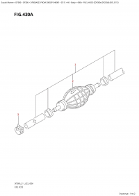 430A  -  Fuel Hose ((Df300A,Df250A):(E01,E11)) (430A -   ( (Df300A, Df250A) : (E01, E11) ))