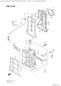 111A - Cylinder Head (Df40A:e01) (111A -    (Df40A: e01))