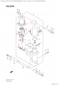 337A - Trim Cylinder (Df40A:e01) (337A -   (Df40A: e01))