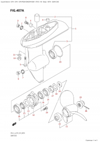 407A - Gear Case (407A -   )