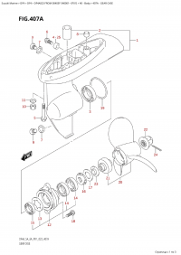 407A - Gear Case (407A -   )