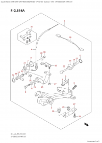 514A - Opt:remocon Parts Set (514A - :   )