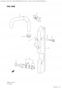 144E - Fuel Injector (Df50A:e01) (144E -   (Df50A: e01))