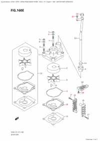 160E - Water Pump (Df50A:e01) (160E -   (Df50A: e01))
