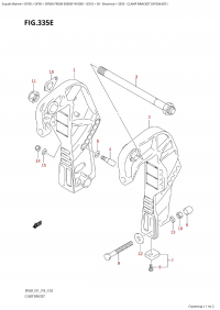 335E - Clamp Bracket (Df50A:e01) (335E -   (Df50A: e01))
