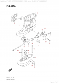 405A - Drive Shaft Housing (405A -   )