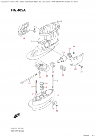 405A - Drive Shaft Housing (405A -   )