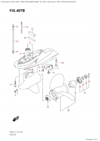 407B - Gear Case (407B -   )