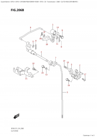 206B - Clutch Rod (Df9.9Br:p01) (206B -   (Df9.9Br: p01))