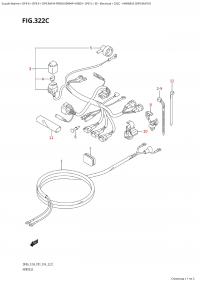 322C - Harness (Df9.9A:p01) (322C -   (Df9.9A: p01))