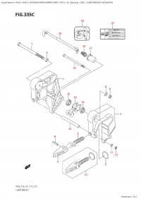 335C - Clamp Bracket (Df9.9A:p01) (335C -   (Df9.9A: p01))