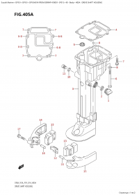 405A - Drive Shaft Housing (405A -   )