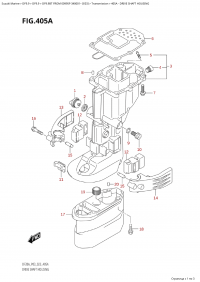 405A - Drive Shaft Housing (405A -   )