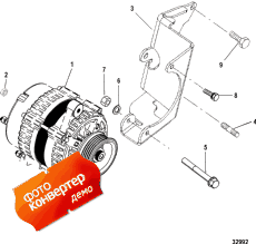 Alternator And Bracket (delco) (����������� � ��������� (delco))